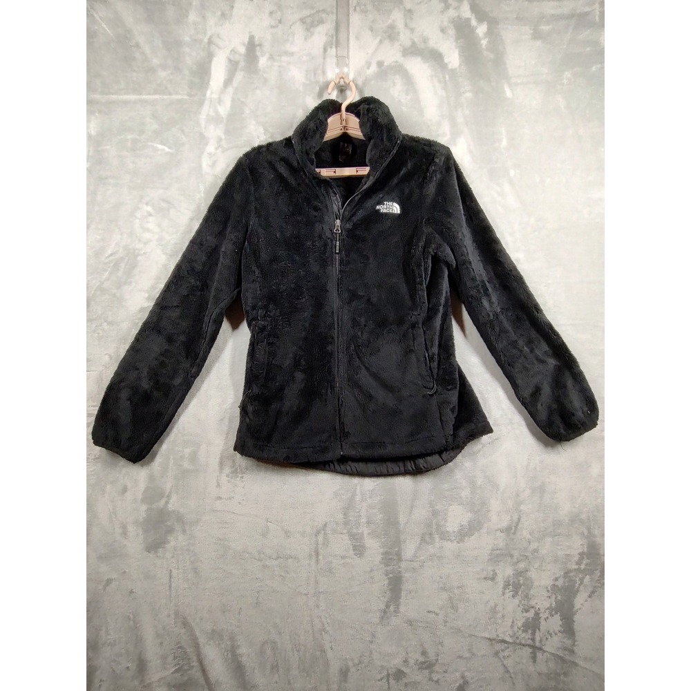 The‎ North Face Osito Fleece Jacket Womens Small Black Full Zip High Pile Soft